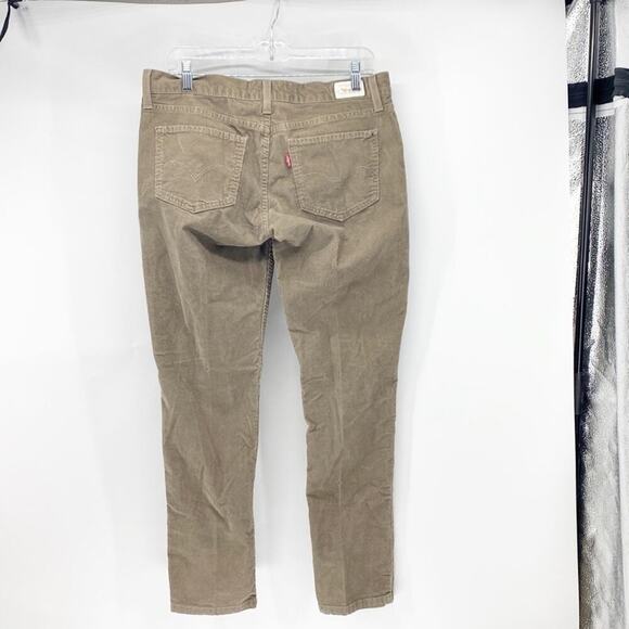 Levi’s 524 too super low corduroy skinny pants casual office comfy 30x30 - Picture 5 of 6